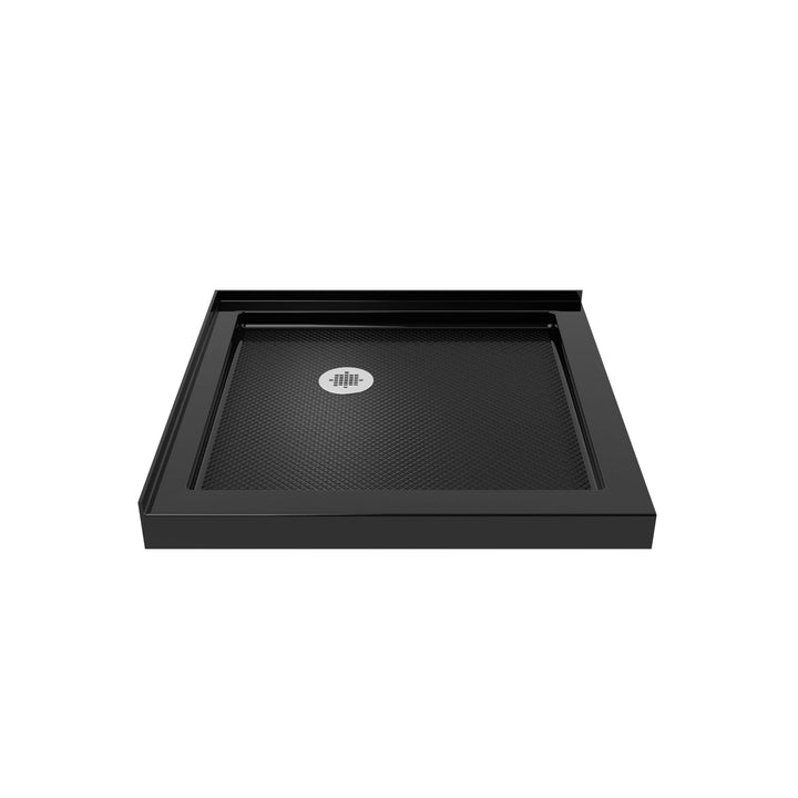 DreamLine SlimLine 36 in. D x 36 in. W x 2 3/4 in. H Corner Drain Double Black