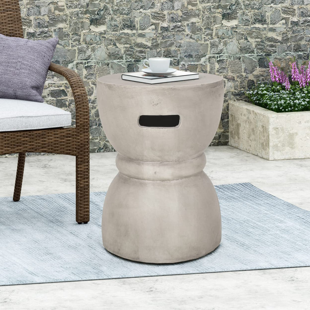 Christopher Knight Home Norman Outdoor Contemporary Lightweight Accent Side - Diamond Home USA