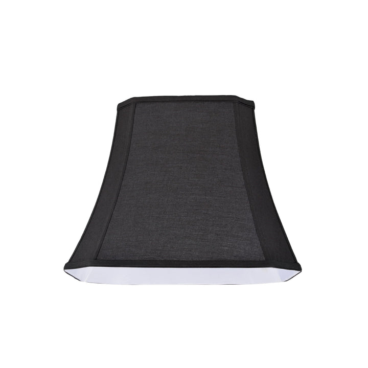 Oblong Cut Corner Bell Spider Construction Lamp Shade In Black (10" X 12" 13") - Diamond Home USA