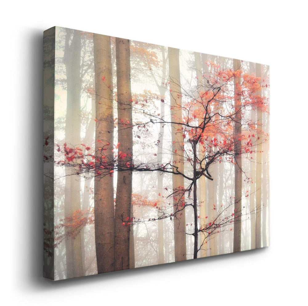 Wexford Home Home Decor Landscape Canvas Wall Art Abstract Floral Painting 18x27 - Diamond Home USA