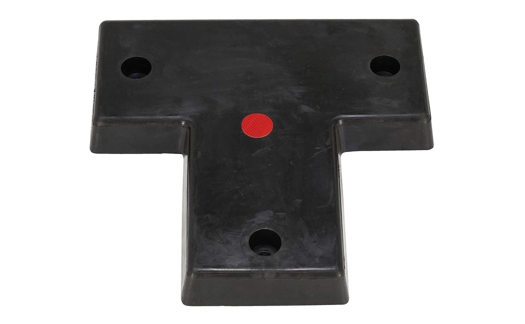 Vestil Rubber Specialty Molded Dock Bumper T-Shaped 22" Length 22" Width 3" - Diamond Home USA
