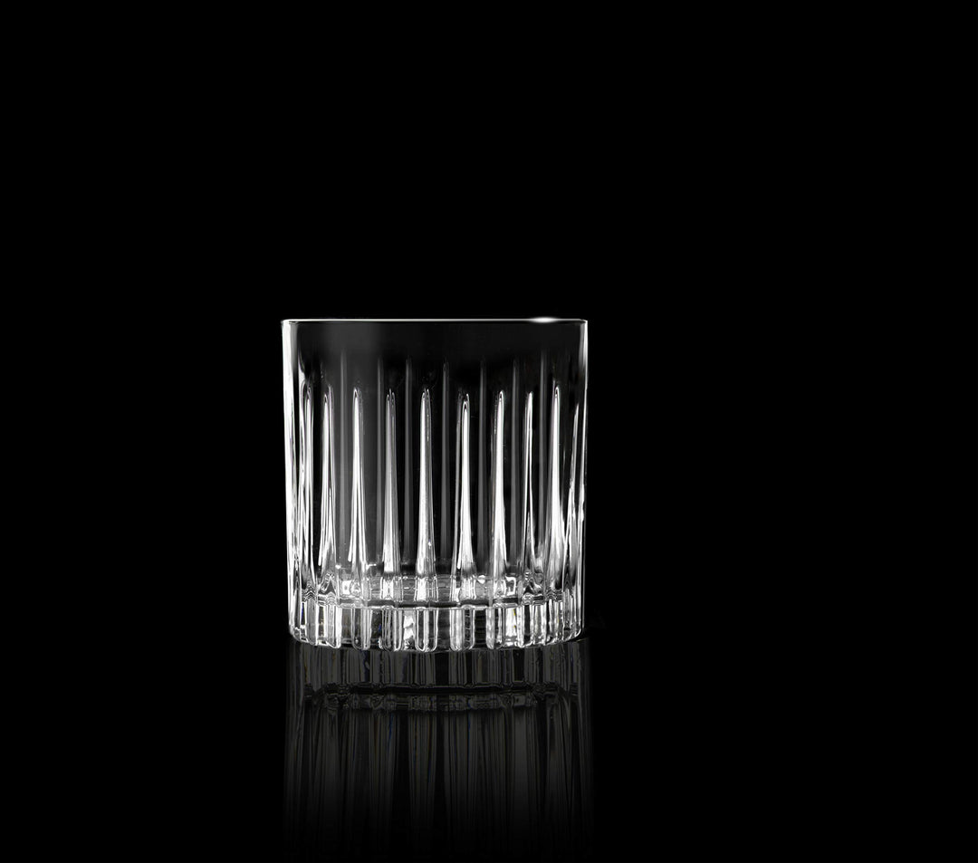 RCR Crystal Timeless Duble Old Fashined Tumbler Glasses - 360ml (12z) - Set - Diamond Home USA