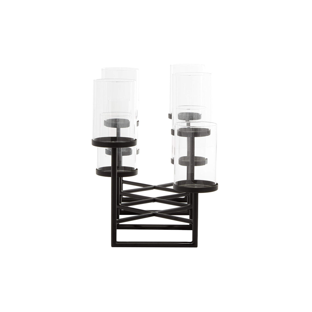 Black Metal Modern Candelabra 15 X 26 12 Contemporary - Diamond Home USA