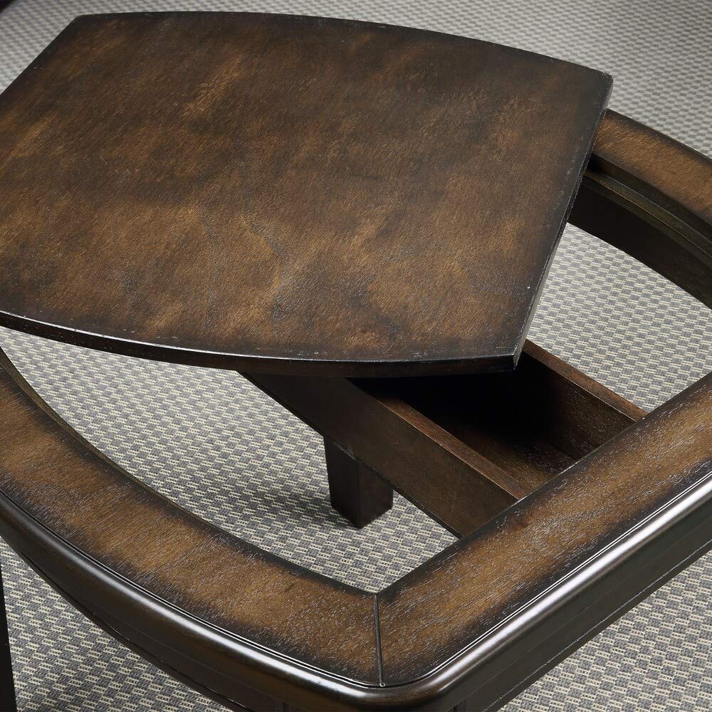 Greyson Living Darlington Game End Table with Chessboard by - Diamond Home USA