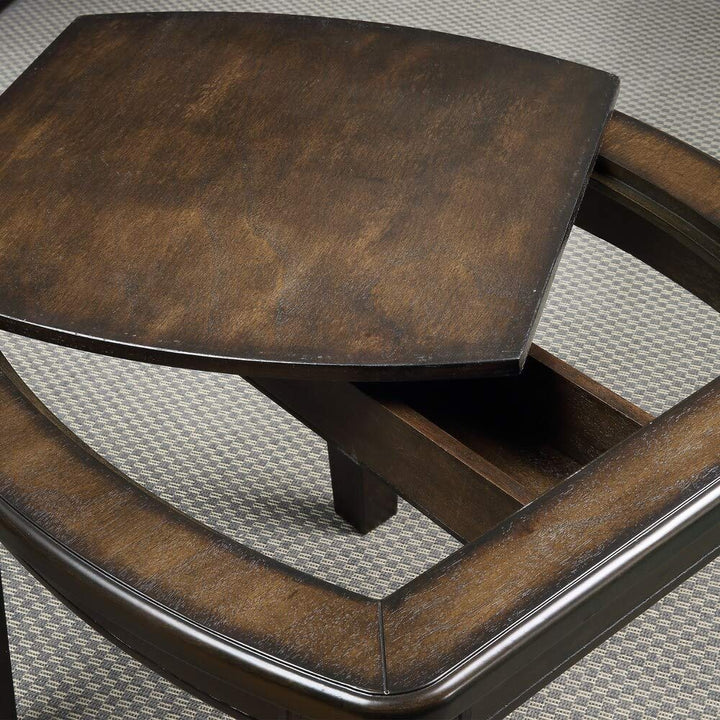 Greyson Living Darlington Game End Table with Chessboard by - Diamond Home USA