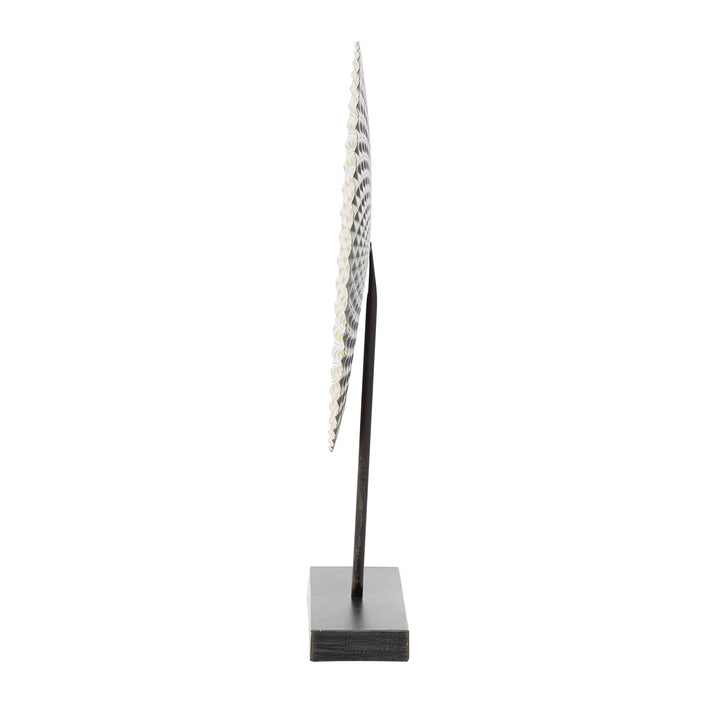 Grey Metal Contemporary Sculpture Abstract 20 X 14 3 - Diamond Home USA