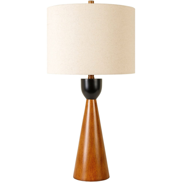 Modern Wood Table Lamp 29" h X 15" w 15" d Brown Contemporary - Diamond Home USA