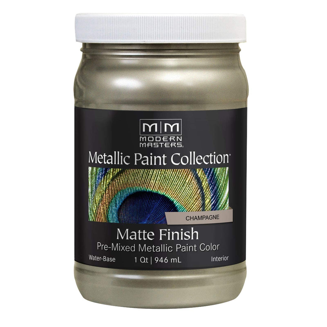 qt Modern Masters MM206 Champagne Metallic Paint Collection Water-Based