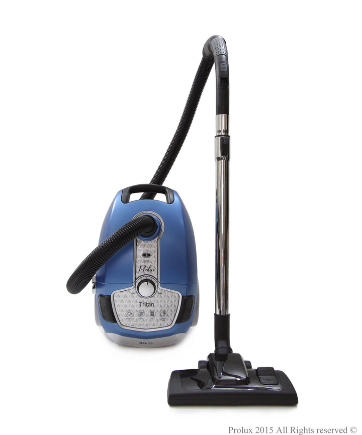 Demo Model Prolux Tritan Blue Canister Vacuum HEPA Sealed Hard Floor Vacuum with