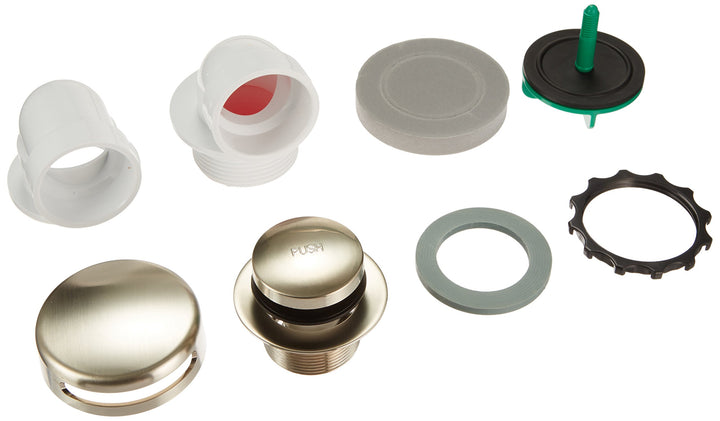 Watco 901-FA-PVC-BN Innovator Foot Actuated Half Kit Brushed Nickel