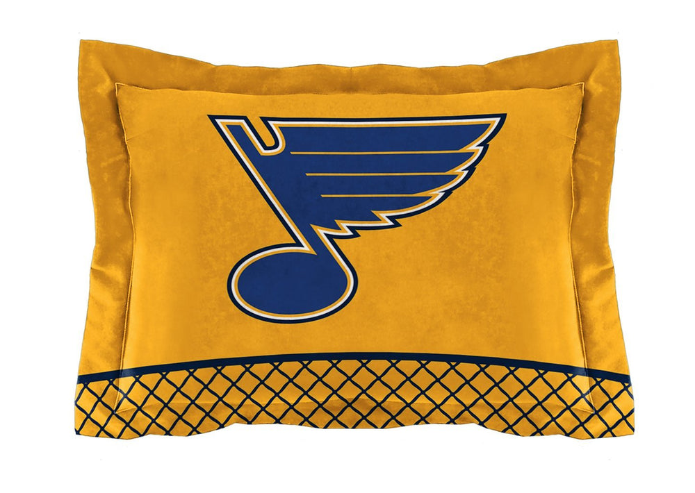 Northwest NHL St. Louis Blues Unisex-Adult Comforter and Sham Set Full/Queen - Diamond Home USA
