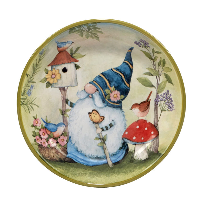Garden Gnomes 38 Oz. Soup/pasta Bowls Set Of 4 Assorted Designs Oz. Multi - Diamond Home USA