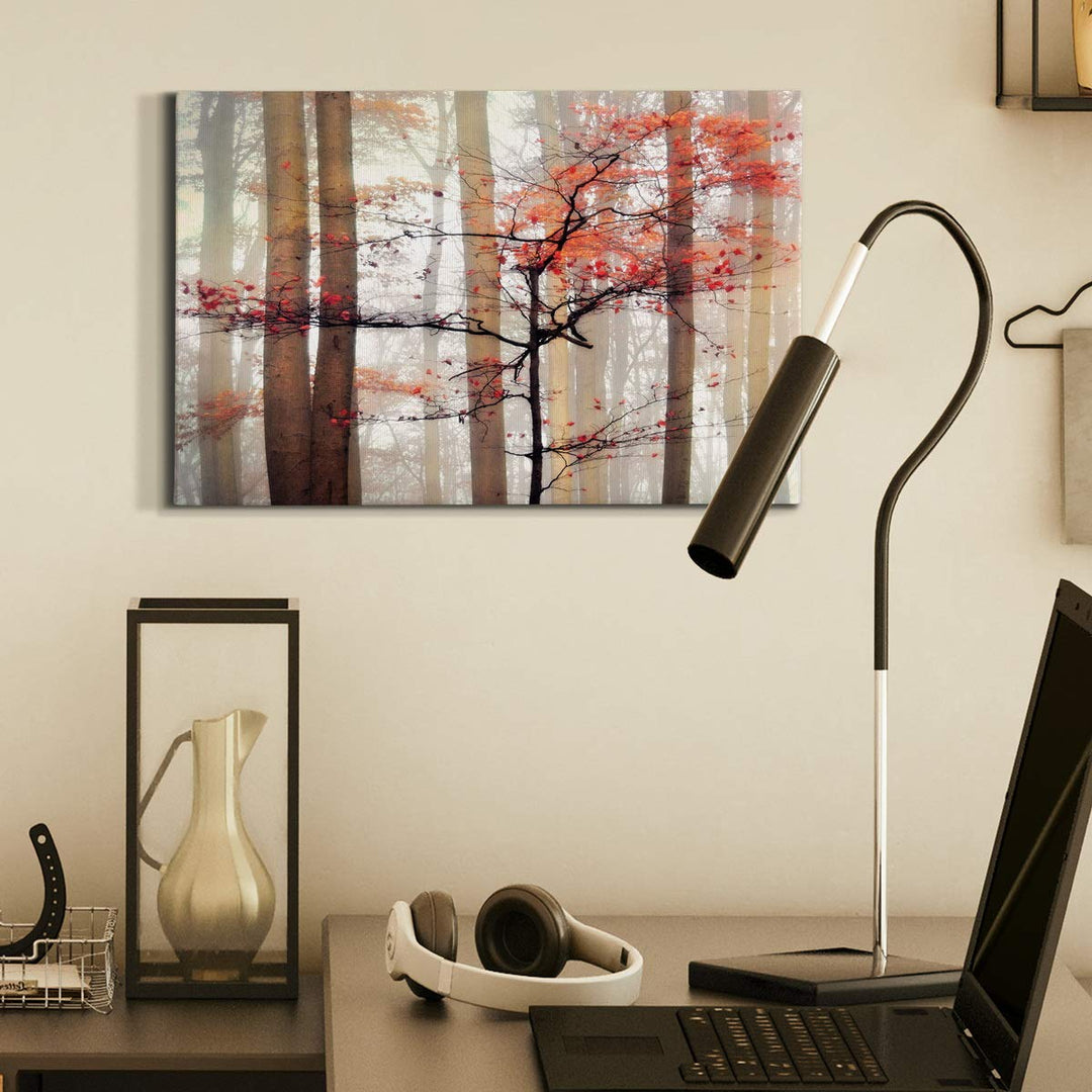 Wexford Home Home Decor Landscape Canvas Wall Art Abstract Floral Painting 18x27 - Diamond Home USA