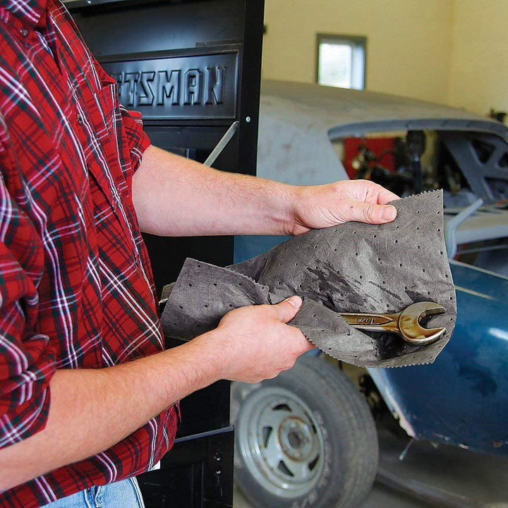 New Pig Mat|Oil Absorbent Mat|Original Pig Mat|15" x 20" Lightweight Mat - Diamond Home USA