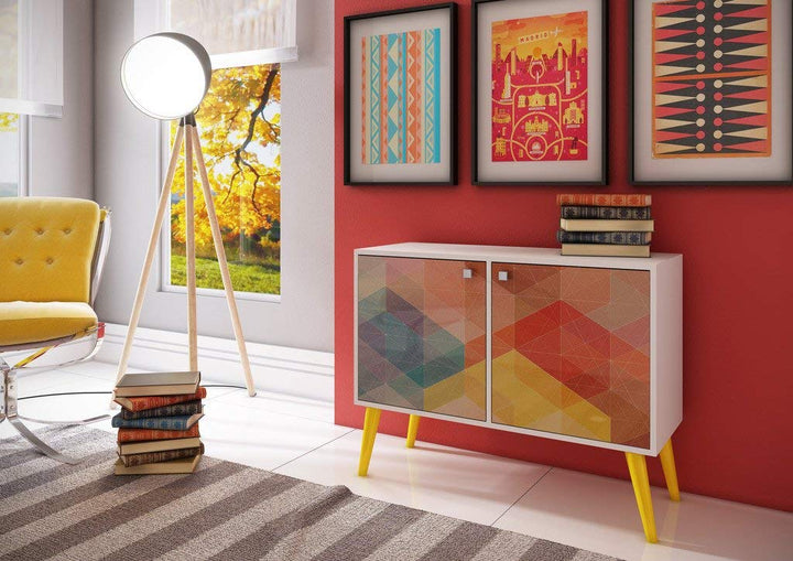 Manhattan Comforts Avesta Double Side Table. 2.0 and Stamp