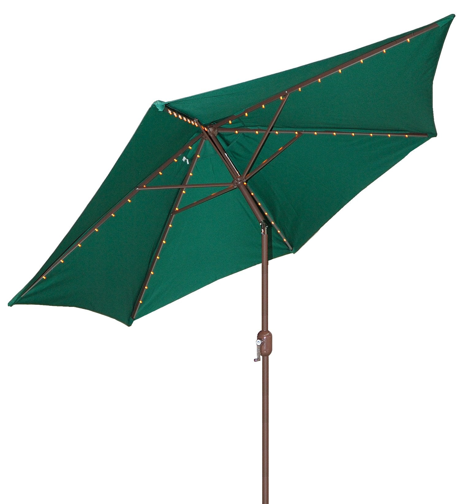 Tropishade Tropilight with LED Lighted 9 ft Aluminum Market Umbrella - Thumbnail 2
