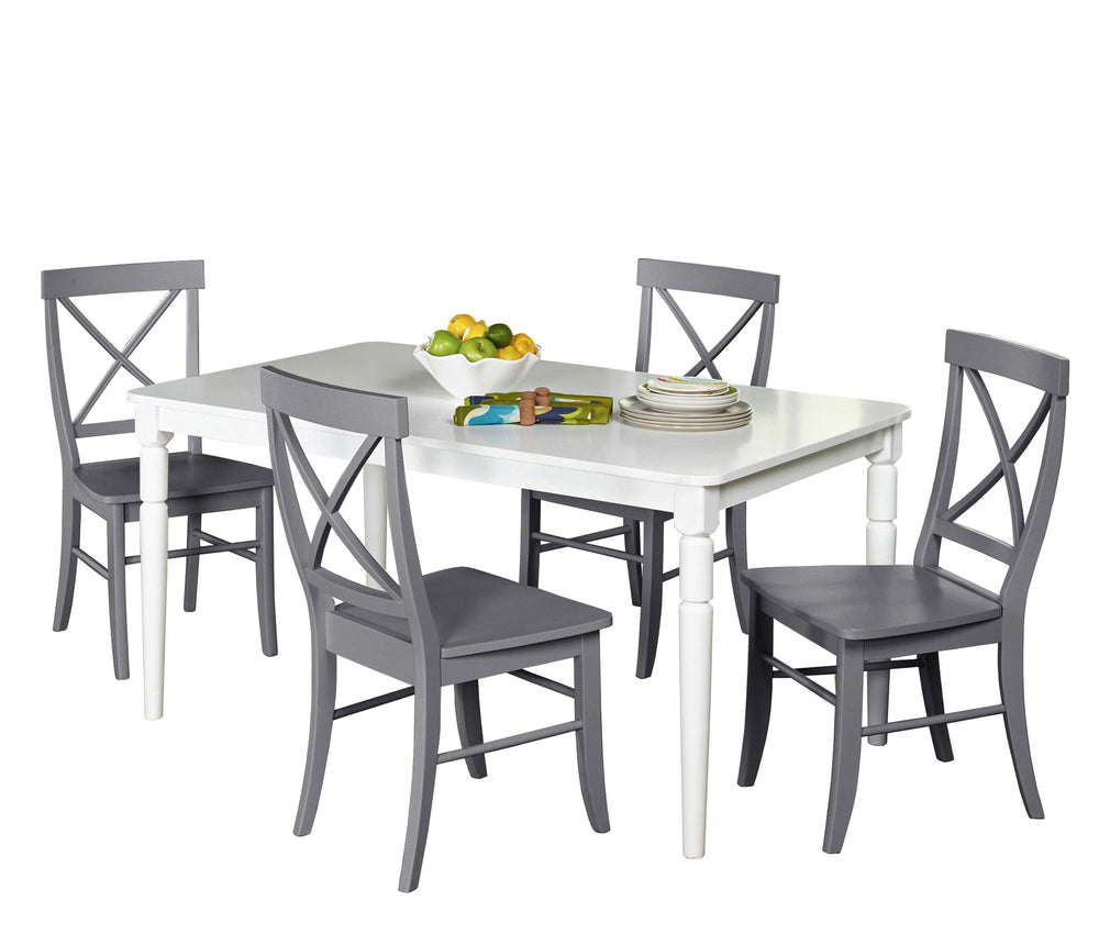 Target Marketing Systems Albury Set Of 2 Dining Chairs Gray Grey - Diamond Home USA