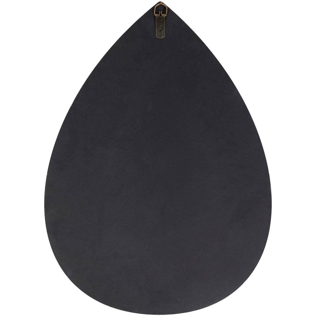 Durx-litecrete Bathroom Mirror olden Teardrop 22x16-inch Mirror 22" h X 16" w - Diamond Home USA