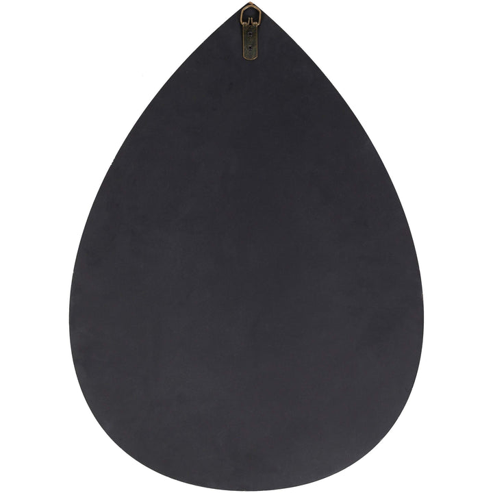 Durx-litecrete Bathroom Mirror olden Teardrop 22x16-inch Mirror 22" h X 16" w - Diamond Home USA