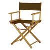Casual Home Natural Frame/Brown Canvas 18" Classic Height Directors-Chairs