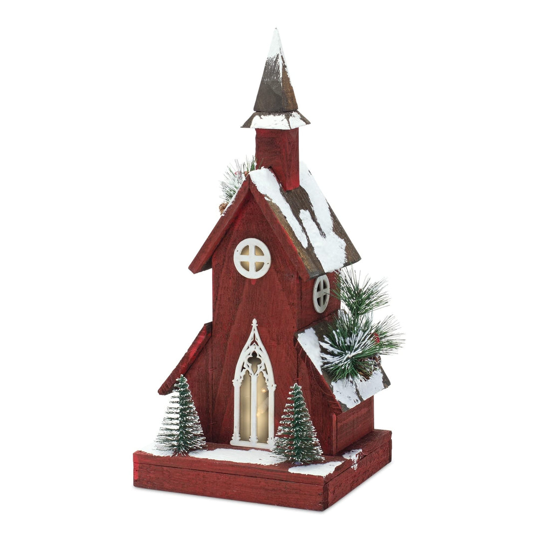 Wooden Church Red