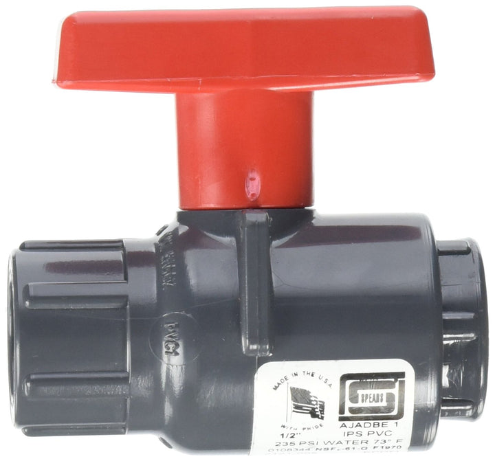 Spears 2121-005 PVC Schedule 80 Compact Ball Valves