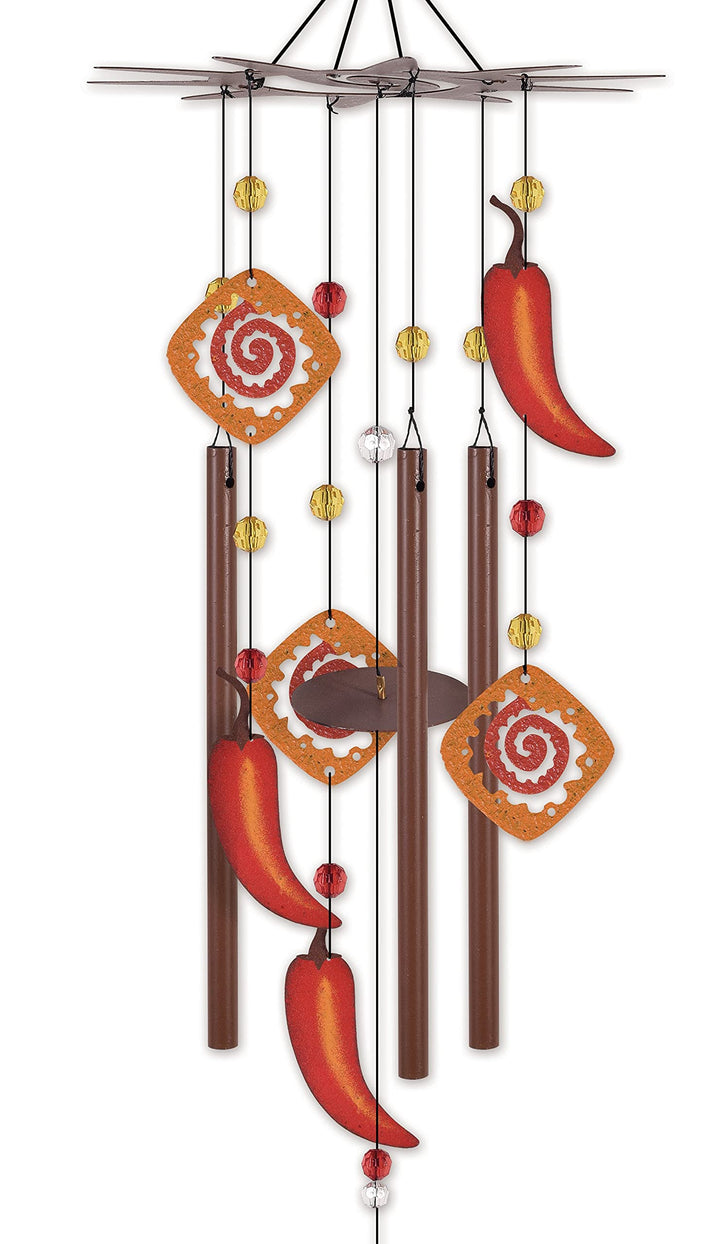 Sunset Vista Designs Southwest Collection - Large Rustic Metal Wind Chime - Diamond Home USA