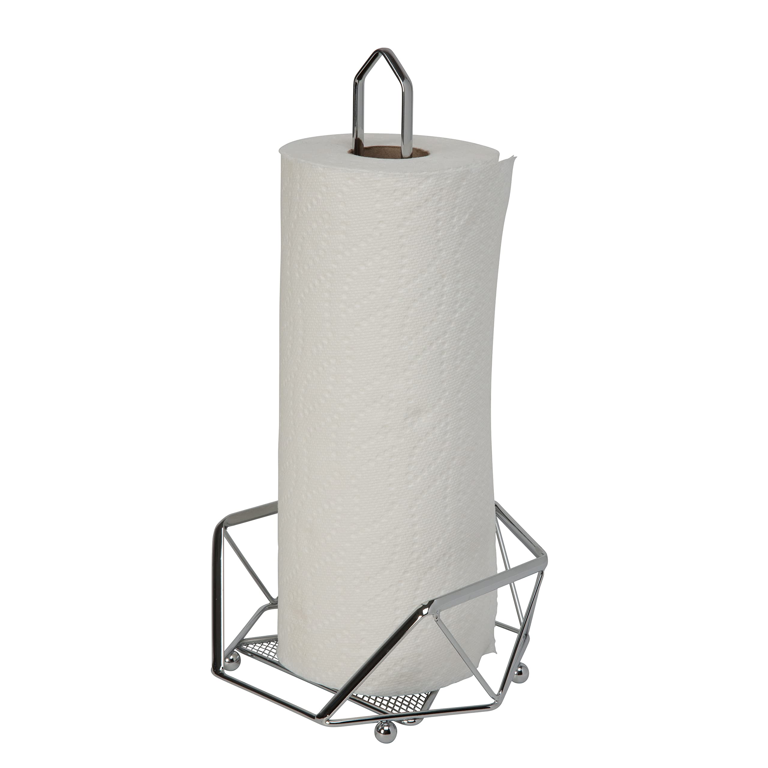 Kitchen Details Chrome Geode Paper Towel Holder - Thumbnail 5