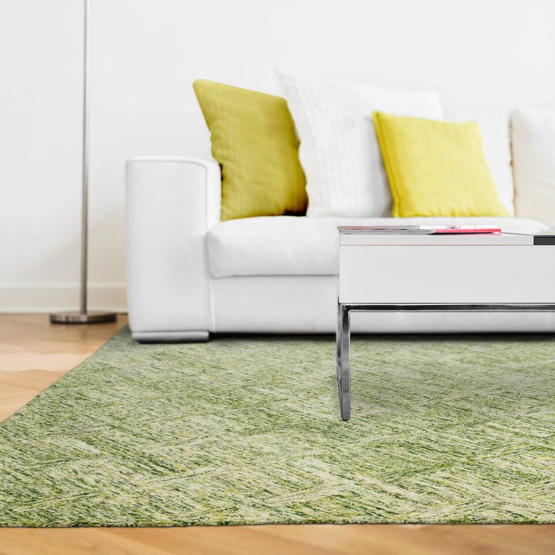 Pantone Universe Colorscape Handmade Loop Pile Faded Diamond Wool Rug 2'6" x 8' Runner - Charcoal/Blue - Diamond Home USA