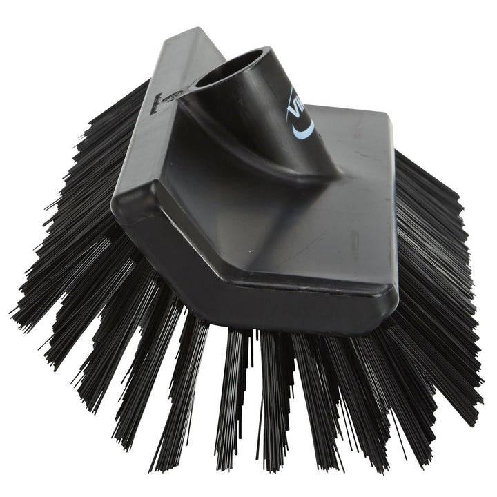 Vikan Brush High-Low Medium 10" PP/PBT Black One size Multi - Diamond Home USA