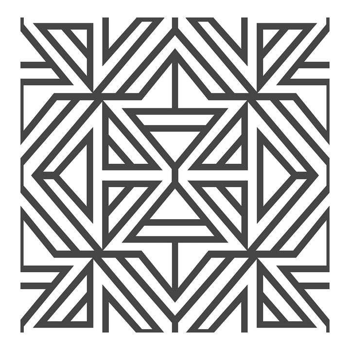 Black Linear Peel Stick Wallpaper X 20.5in Geometric Modern Contemporary Vinyl