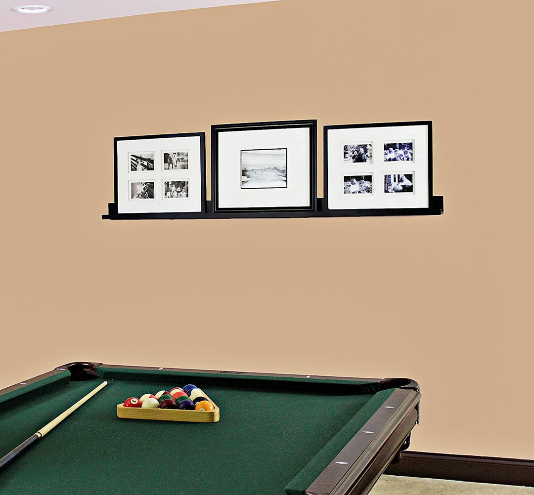 InPlace Shelving 0908680 Floating Shelf with Picture Ledge 35. Inches Wide x - Diamond Home USA