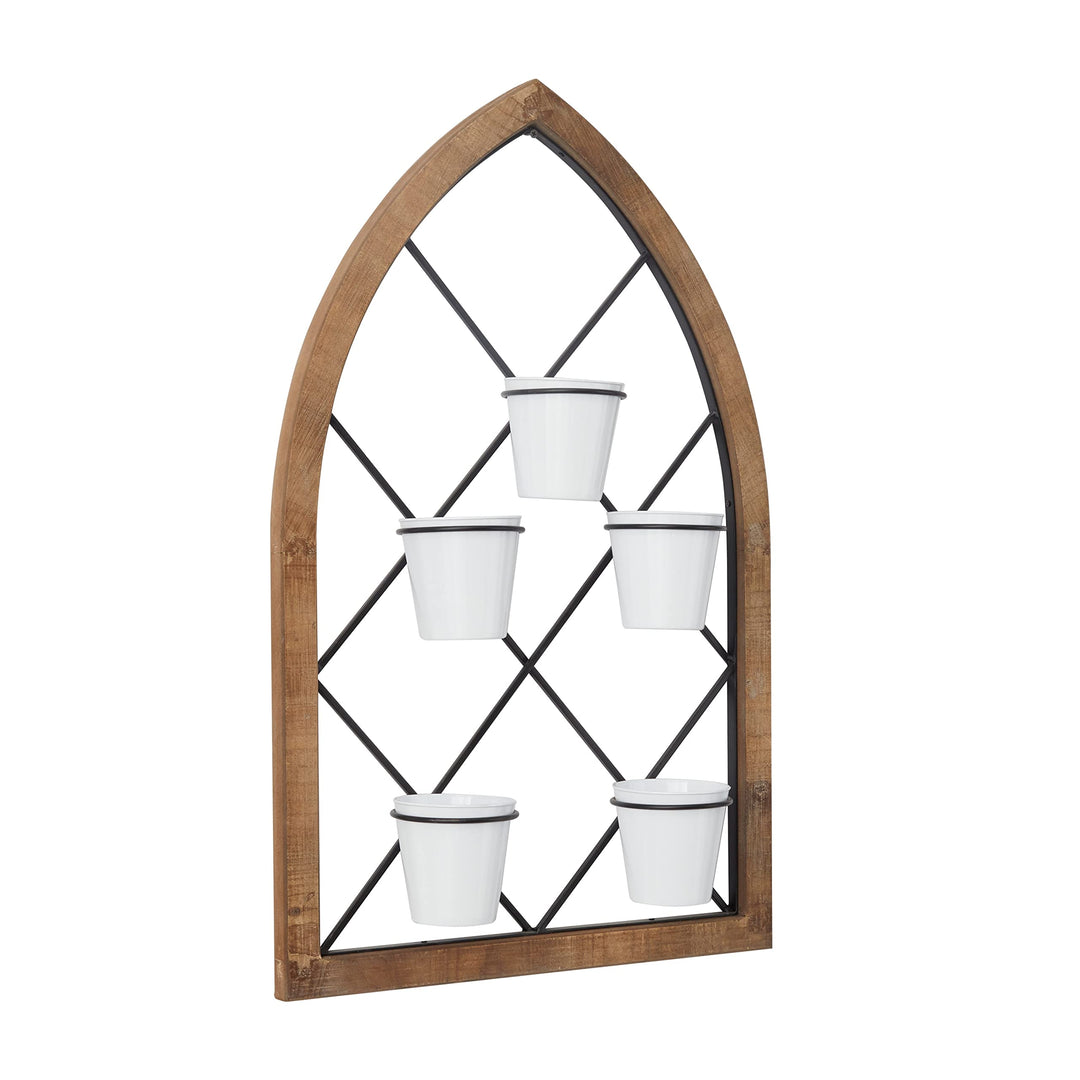 Brown Metal Traditional Arched Wall Iron - Diamond Home USA