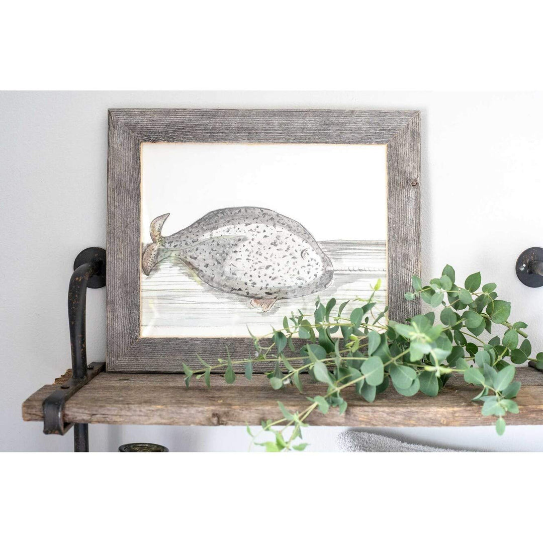 5" X 7" Natural Weathered Gray Picture Frame Grey Rustic Rectangle Wood Handmade - Diamond Home USA
