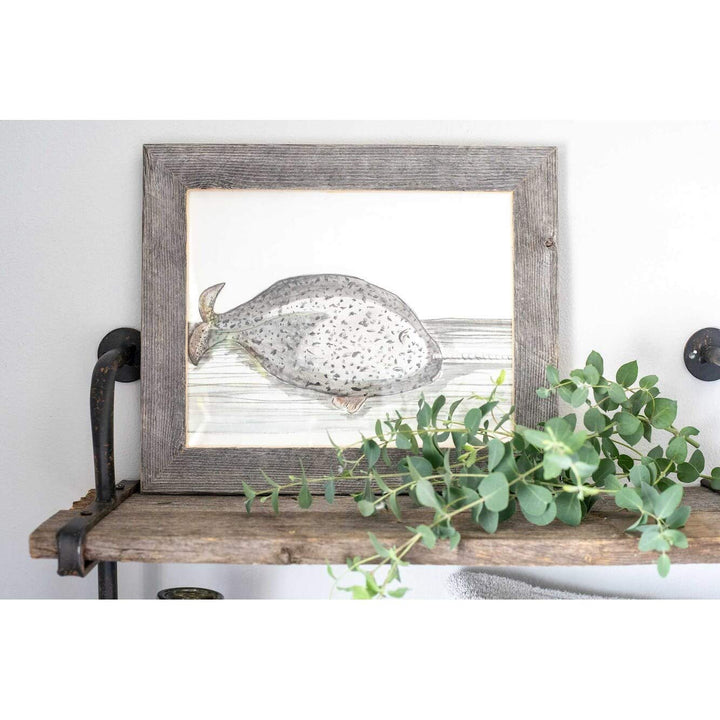 5" X 7" Natural Weathered Gray Picture Frame Grey Rustic Rectangle Wood Handmade - Diamond Home USA