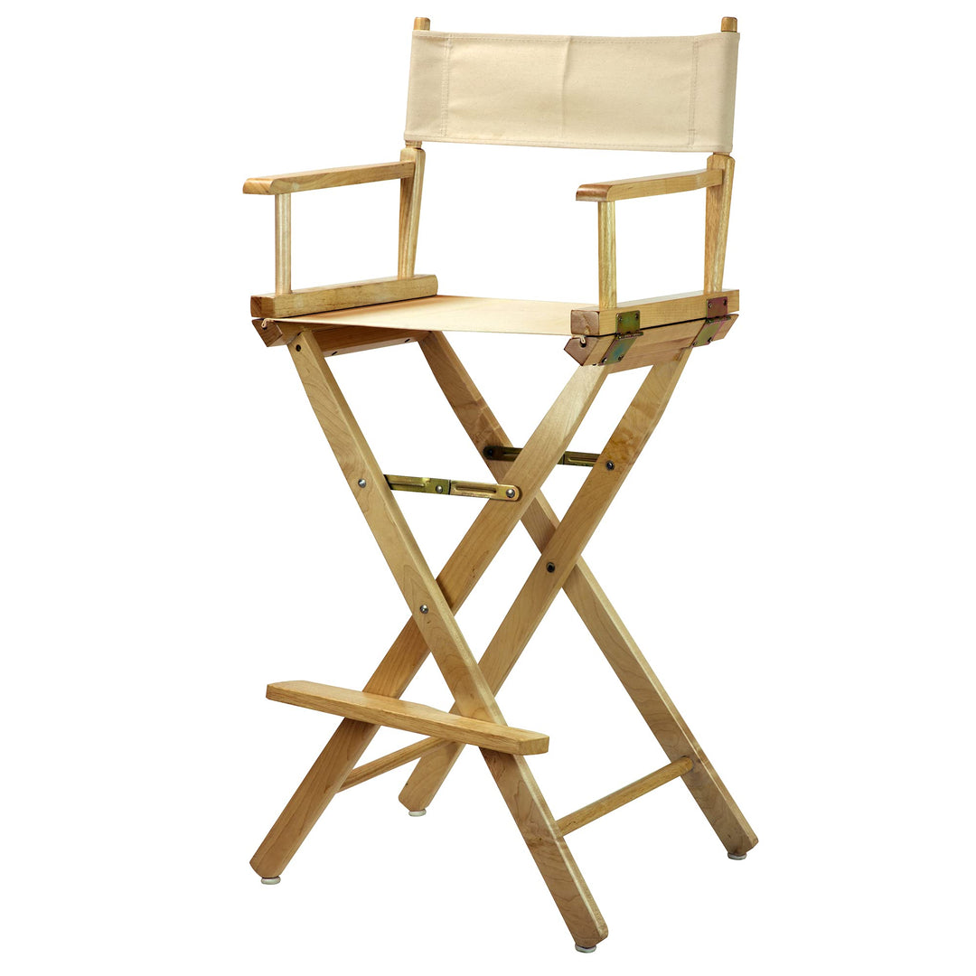Casual Home 30" Bar Height Directors-Chairs Natural Frame/Natural/Wheat Canvas