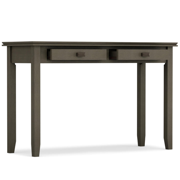 SIMPLIHOME Artisan SOLID WOOD 46 inch Wide Console Sofa Entryway Table in Farmhouse