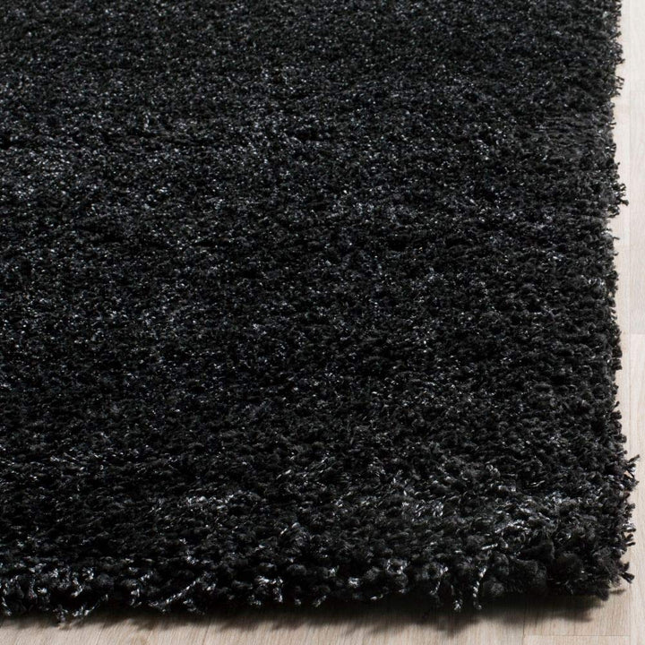 SAFAVIEH California Shag Collection Runner Rug - 2'3" x 11' Black Non-Shedding & - Diamond Home USA