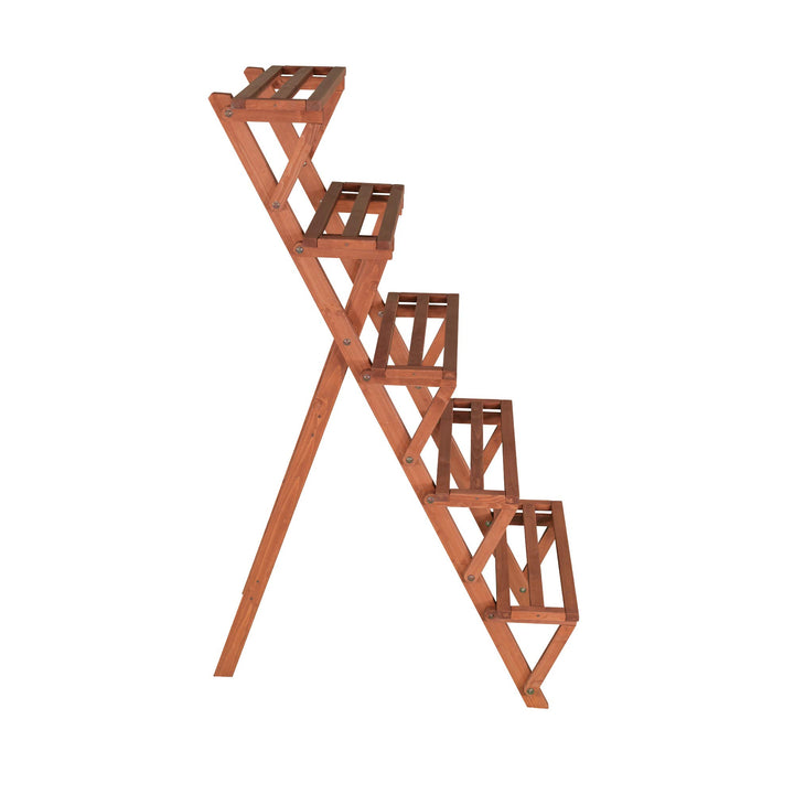 Leisure Season PS3627 Plant Stand Brown - Diamond Home USA