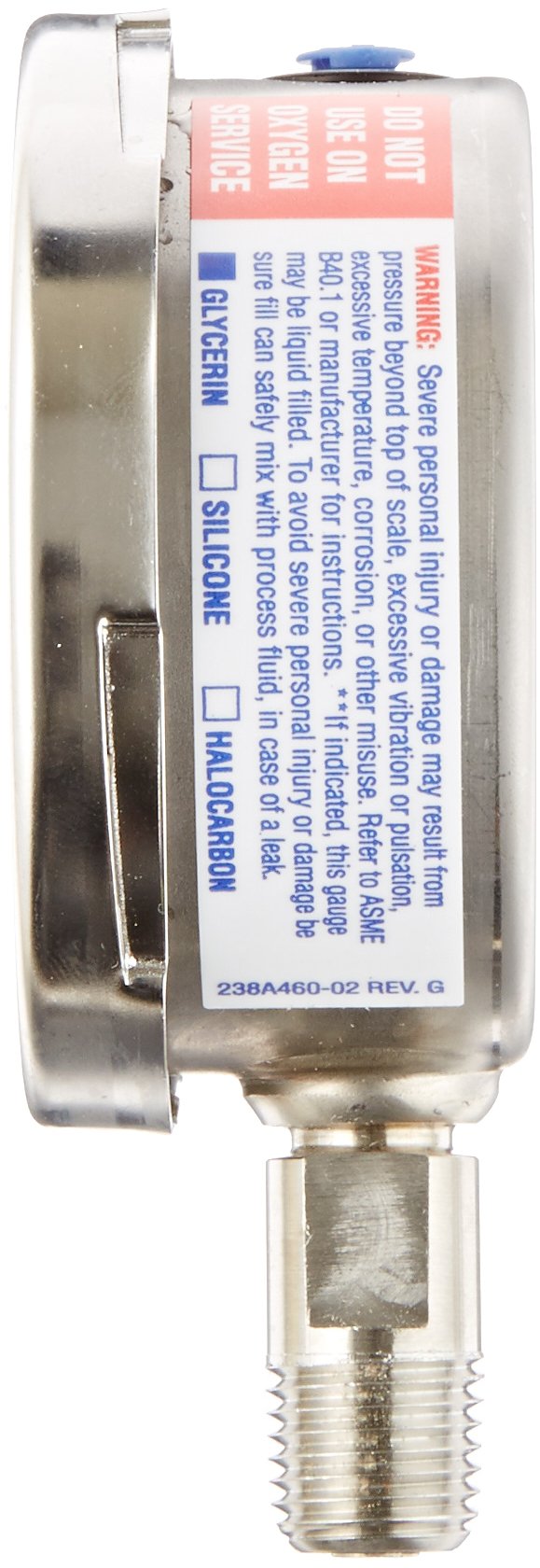Ashcroft Duralife Type 1009SWL Stainless Steel lycerin Liquid Filled Pressure - Diamond Home USA