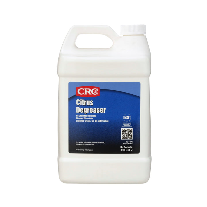 CRC 14172 Citrus Degreaser - 1 Gallon Non-Chlorinated Citrus Grease Cleaner