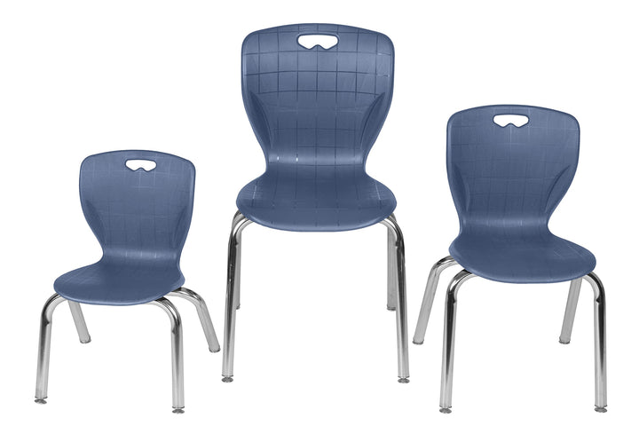 Regency Stack Chair Andy 15" Navy - Diamond Home USA