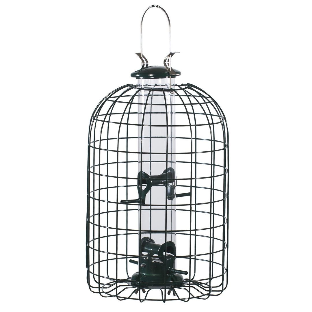 Audubon Squirrel Proof Caged Tube Type Bird Feeder Model NATUBE3