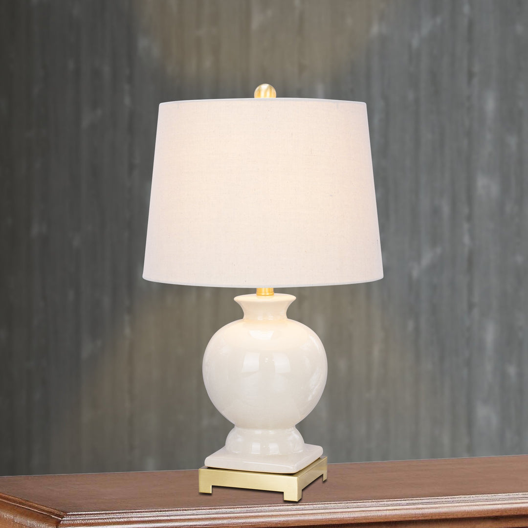 Cory Martin W-8943EGG Table Lamp 24" Eggshell - Diamond Home USA