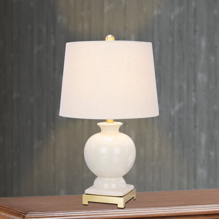 Cory Martin W-8943EGG Table Lamp 24" Eggshell - Diamond Home USA