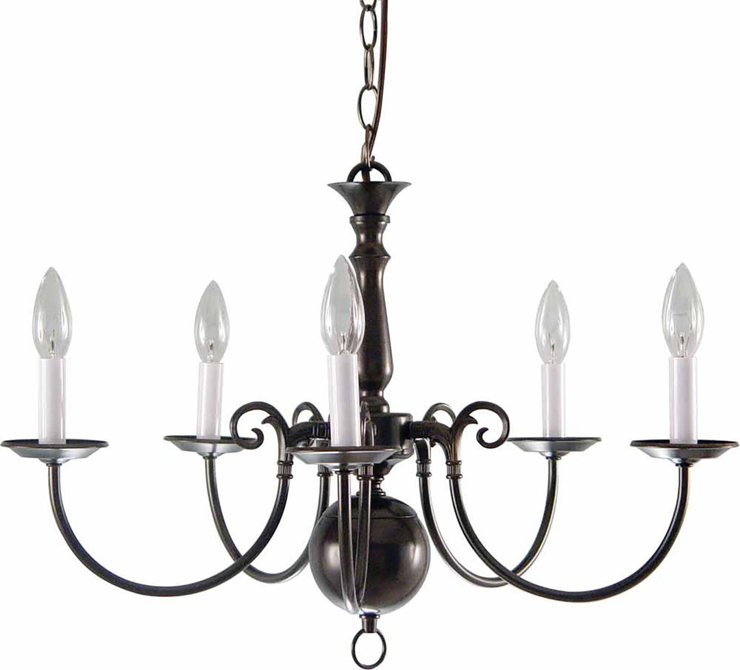 Volume Lighting V3565-79 Chandelier 23.5" x 23.5" x 16.75" Antique Bronze Finish