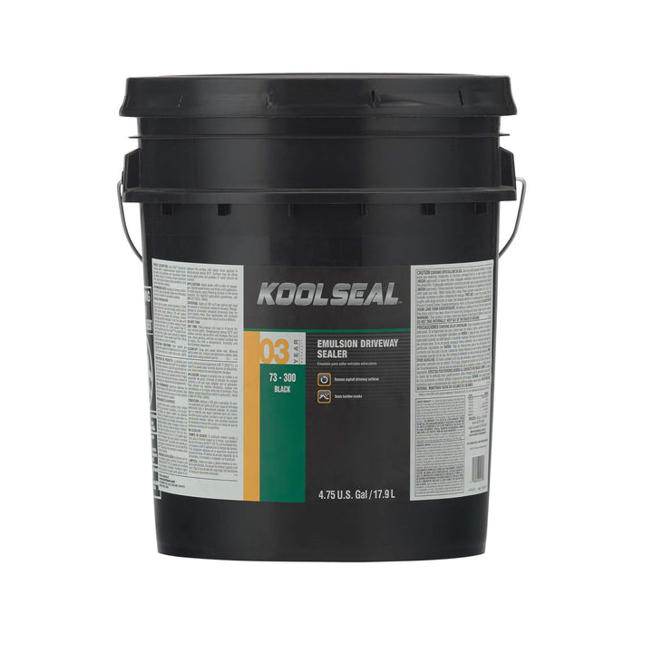 KOOL SEAL® KS0073300-20 Emulsion Driveway Sealer 3 Year Black - 5 gal.
