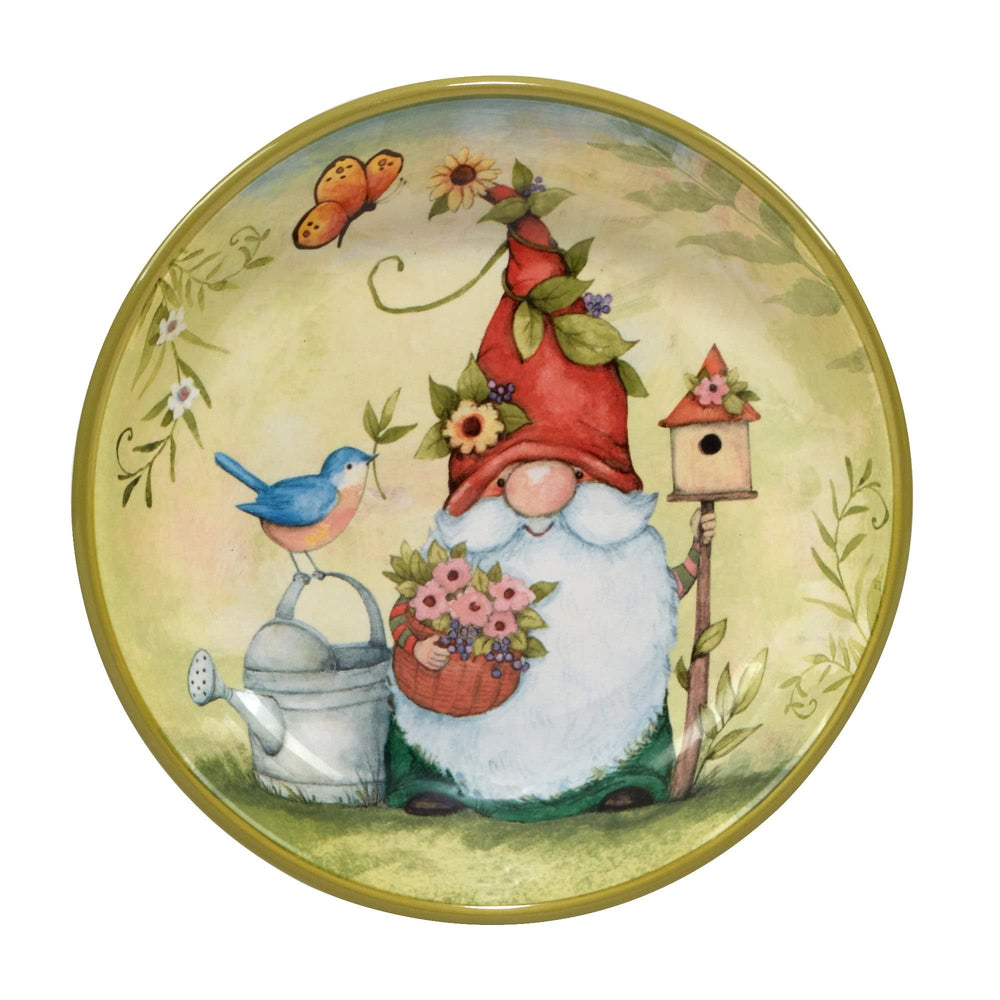 Garden Gnomes 38 Oz. Soup/pasta Bowls Set Of 4 Assorted Designs Oz. Multi - Diamond Home USA
