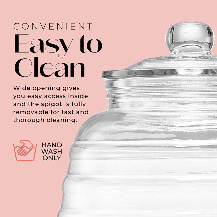 Style Setter Oak Grove Beverage Dispenser Cold Drink Dispenser w/ 2.5-Gallon - Diamond Home USA