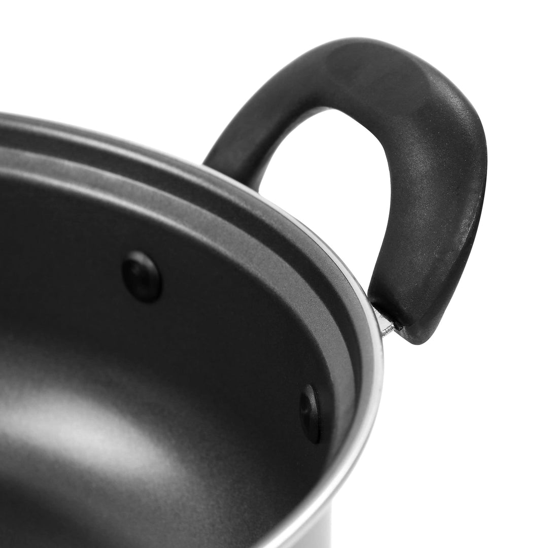 12 Inch Nonstick All Purpose Pan With Lid In Slate Grey - Diamond Home USA